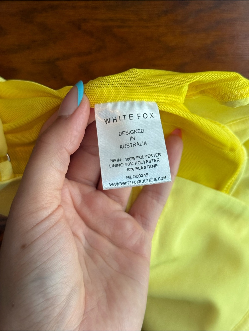 WHITE FOX Bustier Crop Top Rose Detail Lingerie Top Y2K Festival Lemon Yellow XS - Picture 7 of 9